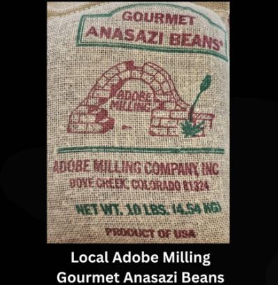 Anasazi Beans 20 lb Burlap Bag